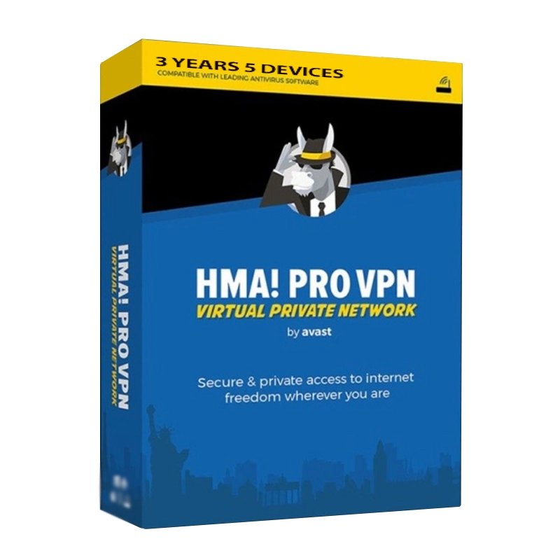 HMA Pro VPN 2023 Key 3 Years 5 Devices