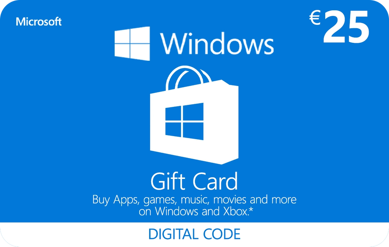 Microsoft Gift Card 25 EUR