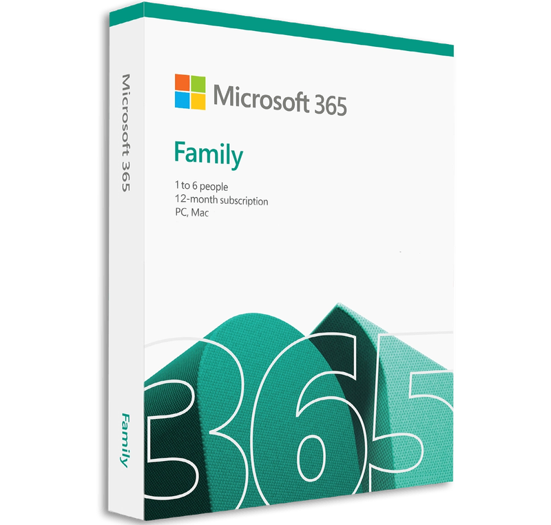 Microsoft Office 365 Family PC,Mac - 6 Devices 12 Months EU