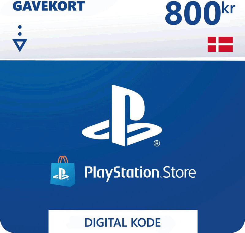 Playstation Network Card 800kr DK DKK