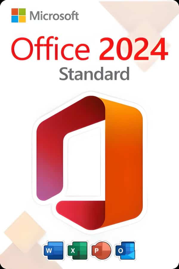 Microsoft Office 2024 Standard licens til 3 enheder