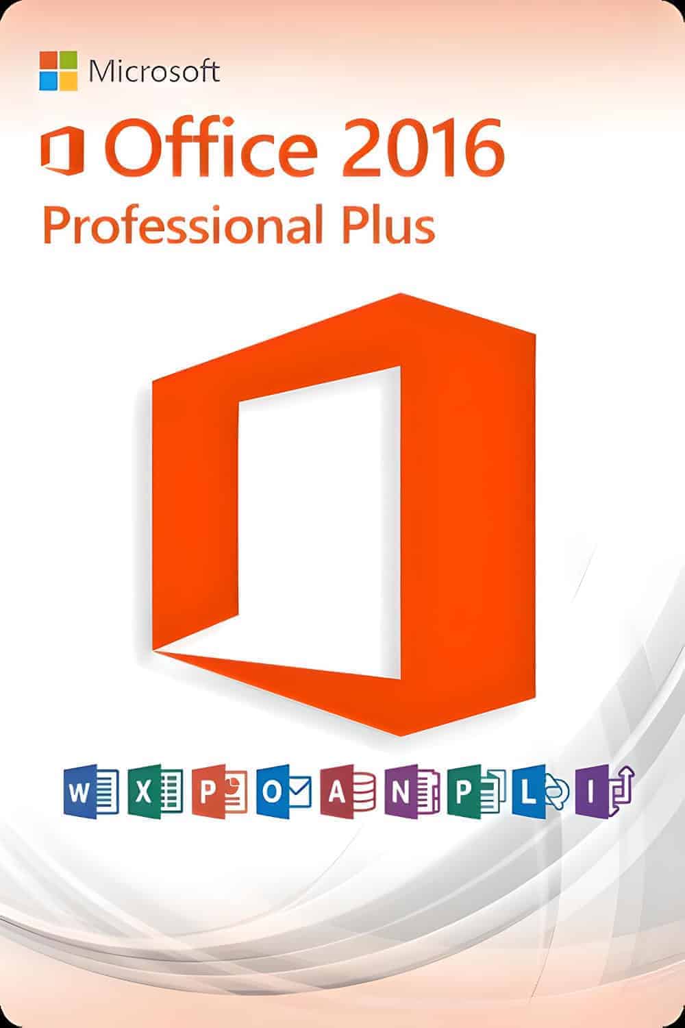Microsoft Office 2016 Professional Plus Licens til 3 enheder