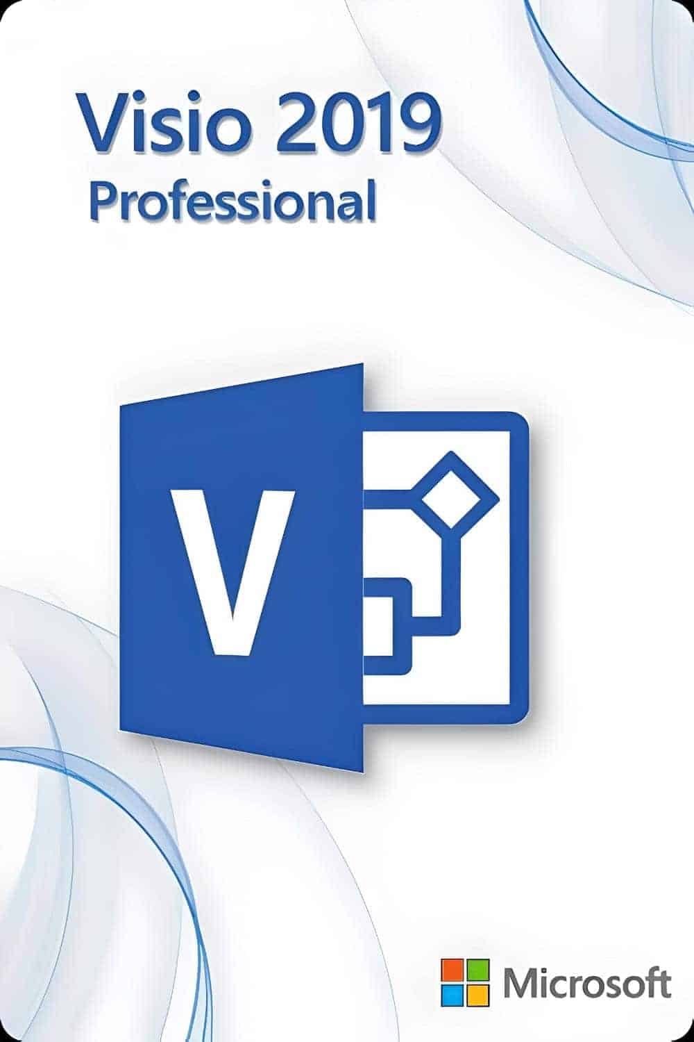 Microsoft Visio 2019 Professional Licens til 3 enheder